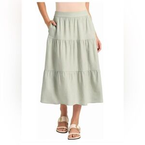 🌸 #4075-7. Elegant Women's Mint Green Skirt